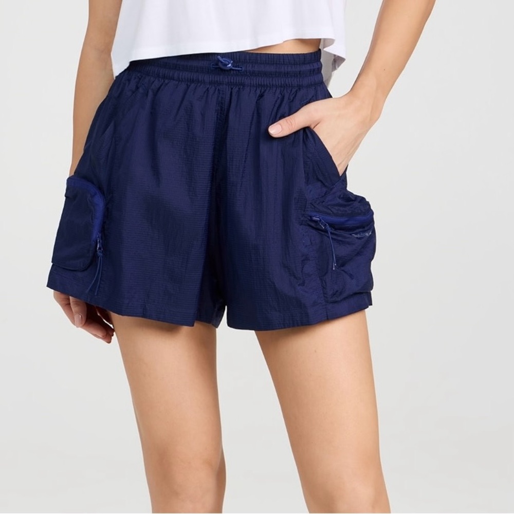 Outdoor Voices - Navy Windbreaker Shorts